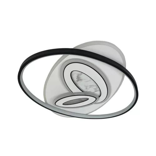 LED design mennyezeti lámpa 105W, 6900 lm, 3000K-6500K, IP20, 499x499x60mm - J1337/W