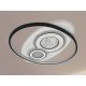 LED design mennyezeti lámpa 105W, 6900 lm, 3000K-6500K, IP20, 499x499x60mm - J1338/W