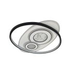 LED design mennyezeti lámpa 105W, 6900 lm, 3000K-6500K, IP20, 499x499x60mm - J1338/W