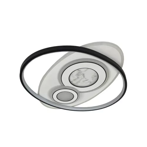 LED design mennyezeti lámpa 105W, 6900 lm, 3000K-6500K, IP20, 499x499x60mm - J1338/W