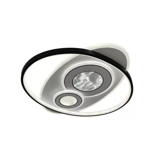 LED design mennyezeti lámpa 105W, 6900 lm, 3000K-6500K, IP20, 499x499x60mm - J1338/W
