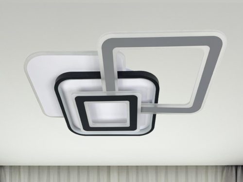 LED design mennyezeti lámpa 105W, 6900 lm, 3000K-6500K, IP20, 560x480x80mm - J1339/W