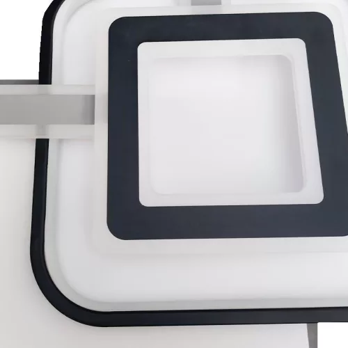 LED design mennyezeti lámpa 105W, 6900 lm, 3000K-6500K, IP20, 560x480x80mm - J1339/W