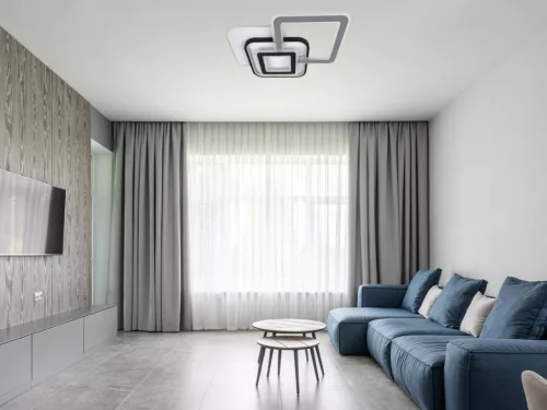 LED design mennyezeti lámpa 105W, 6900 lm, 3000K-6500K, IP20, 560x480x80mm - J1339/W