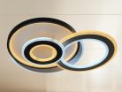LED design mennyezeti lámpa 95W, 6200 lm, 3000K–6500K, IP20, 520x430x80 mm - J1340/W