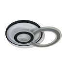 LED design mennyezeti lámpa 95W, 6200 lm, 3000K–6500K, IP20, 520x430x80 mm - J1340/W