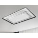 LED design mennyezeti lámpa 220W, 10000 lm, 930x600x70 mm, 3000K-6500K, IP20, fehér-fekete-J1341/W