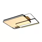 LED design mennyezeti lámpa 280W, 12000 lm, 1000x720x60 mm, 3000K-6500K, IP20, barna-fa-J1342/BRW