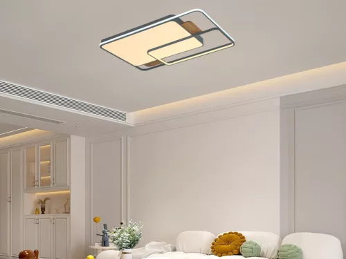 LED design mennyezeti lámpa 280W, 12000 lm, 1000x720x60 mm, 3000K-6500K, IP20, fa-szürke-J1342/SW