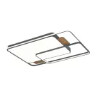 LED design mennyezeti lámpa 280W, 12000 lm, 1000x720x60 mm, 3000K-6500K, IP20, fa-szürke-J1342/SW