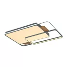 LED design mennyezeti lámpa 280W, 12000 lm, 1000x720x60 mm, 3000K-6500K, IP20, fa-szürke-J1342/SW