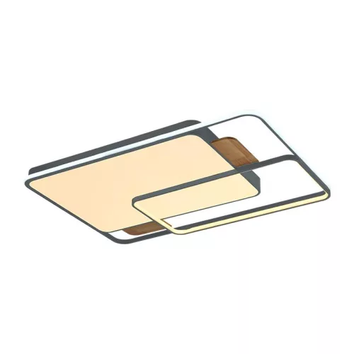 LED design mennyezeti lámpa 280W, 12000 lm, 1000x720x60 mm, 3000K-6500K, IP20, fa-szürke-J1342/SW