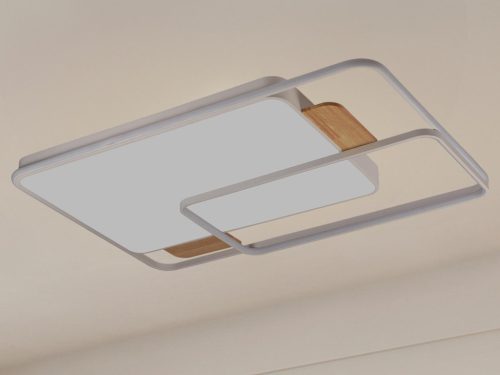 LED design mennyezeti lámpa 280W, 12000 lm, 1000x720x60 mm, 3000K-6500K, IP20, fa-szürke-J1342/WW
