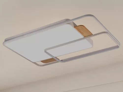 LED design mennyezeti lámpa 280W, 12000 lm, 1000x720x60 mm, 3000K-6500K, IP20, fa-szürke-J1342/WW