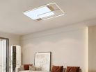LED design mennyezeti lámpa 280W, 12000 lm, 1000x720x60 mm, 3000K-6500K, IP20, fa-szürke-J1342/WW