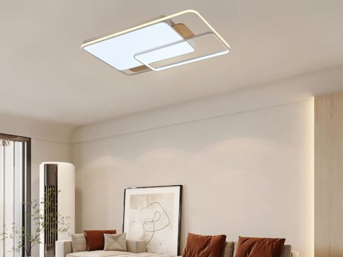 LED design mennyezeti lámpa 280W, 12000 lm, 1000x720x60 mm, 3000K-6500K, IP20, fa-szürke-J1342/WW
