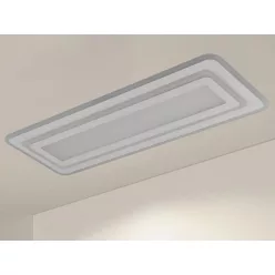   LED design mennyezeti lámpa 125W, 10000 lm, 900x300x65 mm, 3000K-6500K, IP20-J1344/W