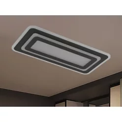   LED design mennyezeti lámpa 85W, 6800 lm, 600x300x65 mm, 3000K-6500K, IP20-J1345/B