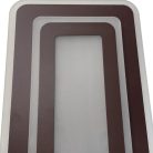 LED mennyezeti lámpa 85W, 6800lm, 3000-6500K, barna, IP20, fém-akril - J1345/BR