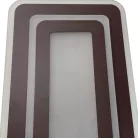 LED mennyezeti lámpa 85W, 6800lm, 3000-6500K, barna, IP20, fém-akril - J1345/BR