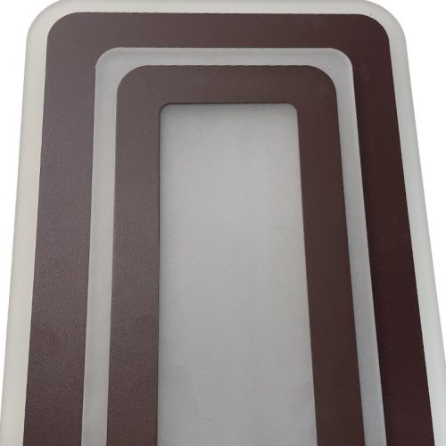 LED mennyezeti lámpa 85W, 6800lm, 3000-6500K, barna, IP20, fém-akril - J1345/BR