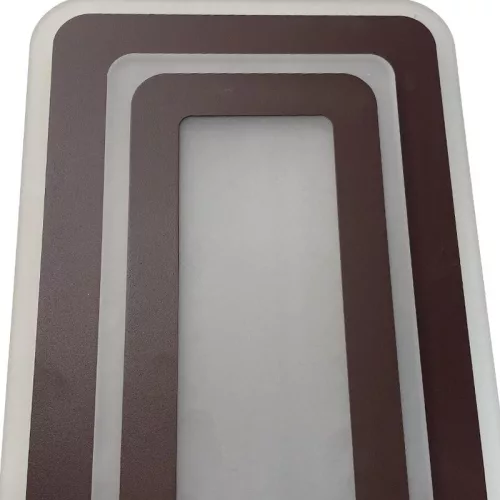 LED mennyezeti lámpa 85W, 6800lm, 3000-6500K, barna, IP20, fém-akril - J1345/BR