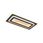 LED mennyezeti lámpa 85W, 6800lm, 3000-6500K, barna, IP20, fém-akril - J1345/BR