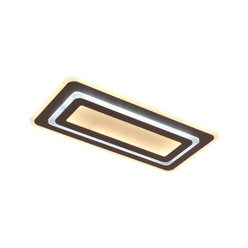 LED mennyezeti lámpa 85W, 6800lm, 3000-6500K, barna, IP20, fém-akril - J1345/BR