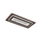 LED mennyezeti lámpa 85W, 6800lm, 3000-6500K, barna, IP20, fém-akril - J1345/BR