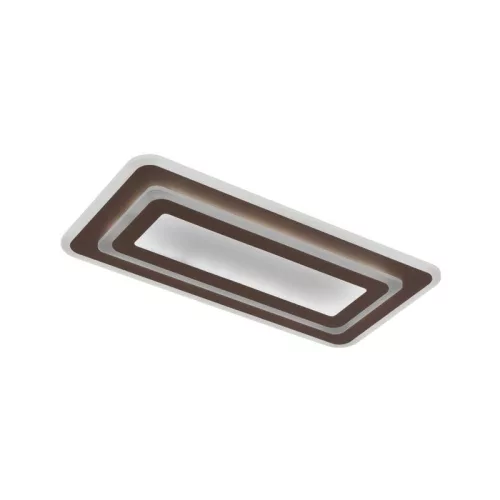 LED mennyezeti lámpa 85W, 6800lm, 3000-6500K, barna, IP20, fém-akril - J1345/BR