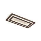 LED mennyezeti lámpa 85W, 6800lm, 3000-6500K, barna, IP20, fém-akril - J1345/BR