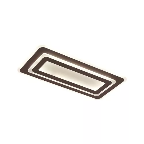 LED mennyezeti lámpa 85W, 6800lm, 3000-6500K, barna, IP20, fém-akril - J1345/BR