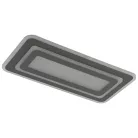 LED mennyezeti lámpa 85W, 6800lm, 3000-6500K, szürke, IP20, fém-akril - J1345/S