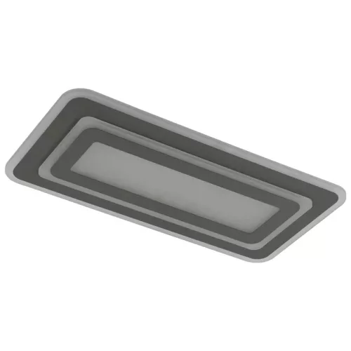 LED mennyezeti lámpa 85W, 6800lm, 3000-6500K, szürke, IP20, fém-akril - J1345/S