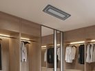 LED mennyezeti lámpa 85W, 6800lm, 3000-6500K, szürke, IP20, fém-akril - J1345/S