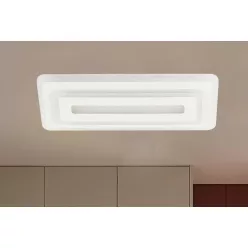   LED design mennyezeti lámpa 85W, 6800 lm, 600x300x65 mm, 3000K-6500K, IP20-J1345/W