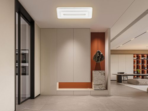 LED design mennyezeti lámpa 85W, 6800 lm, 600x300x65 mm, 3000K-6500K, IP20-J1345/W