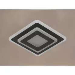   LED fali lámpa 30W, 2500lm, 3000-6500K, fekete, IP20, fém-akril - J1346/B