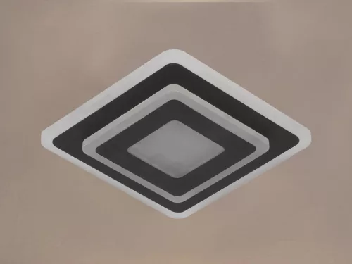 LED fali lámpa 30W, 2500lm, 3000-6500K, fekete, IP20, fém-akril - J1346/B