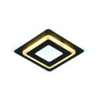 LED fali lámpa 30W, 2500lm, 3000-6500K, fekete, IP20, fém-akril - J1346/B