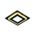 LED fali lámpa 30W, 2500lm, 3000-6500K, fekete, IP20, fém-akril - J1346/B