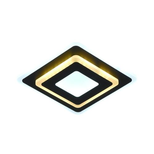 LED fali lámpa 30W, 2500lm, 3000-6500K, fekete, IP20, fém-akril - J1346/B