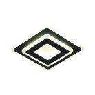 LED fali lámpa 30W, 2500lm, 3000-6500K, fekete, IP20, fém-akril - J1346/B