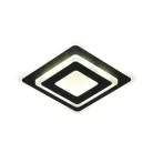 LED fali lámpa 30W, 2500lm, 3000-6500K, fekete, IP20, fém-akril - J1346/B