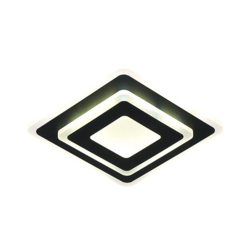 LED fali lámpa 30W, 2500lm, 3000-6500K, fekete, IP20, fém-akril - J1346/B