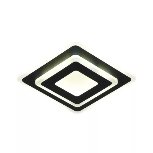 LED fali lámpa 30W, 2500lm, 3000-6500K, fekete, IP20, fém-akril - J1346/B