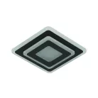 LED fali lámpa 30W, 2500lm, 3000-6500K, fekete, IP20, fém-akril - J1346/B