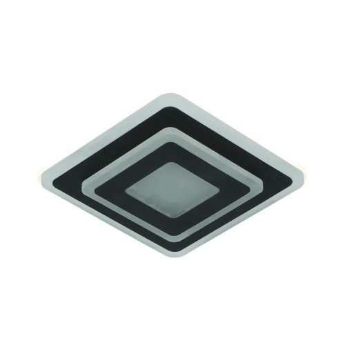 LED fali lámpa 30W, 2500lm, 3000-6500K, fekete, IP20, fém-akril - J1346/B