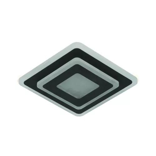 LED fali lámpa 30W, 2500lm, 3000-6500K, fekete, IP20, fém-akril - J1346/B