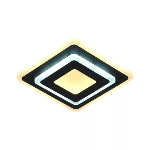 LED fali lámpa 30W, 2500lm, 3000-6500K, fekete, IP20, fém-akril - J1346/B